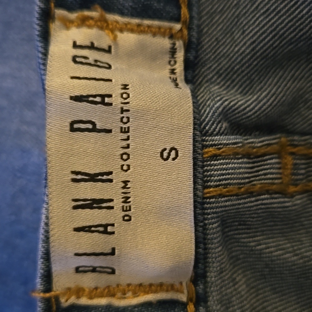 Blank Paige Denim Collection Classic Stretch Skinny Blue Jean 5 Pocket Small NEW - Picture 5 of 8